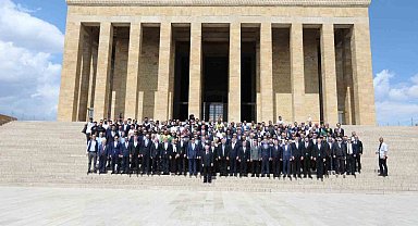 Aziz Yıldırım, Anıtkabir'i ziyaret etti