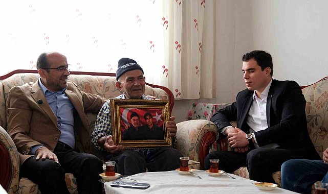 Babalar gününde şehit aileleri unutulmadı