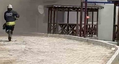 Bağ evinde çıkan yangına itfaiye müdahale etti