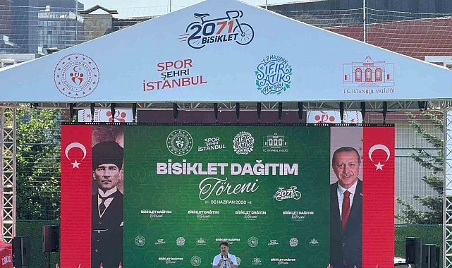 Bahçelievler'de 2 bin 71 çocuk bisiklet sevinci yaşadı