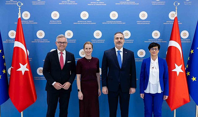 Bakan Fidan, AB Komisyonu Başkan Yardımcısı Kallas ve beraberindeki heyetle bir araya geldi