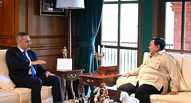 Bakan Fidan, Endonezya Cumhurbaşkanı Subianto ile görüştü
