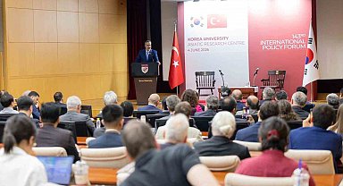 Bakan Fidan, Kore Üniversitesi'nde 143. Uluslararası Politika Forumu'nda hitapta bulundu