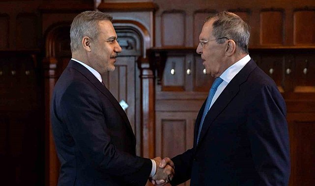 Bakan Fidan, Lavrov ile baş başa görüştü