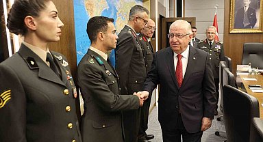 Bakan Güler, Kara Kuvvetleri Komutanı Tokel'i kabul etti