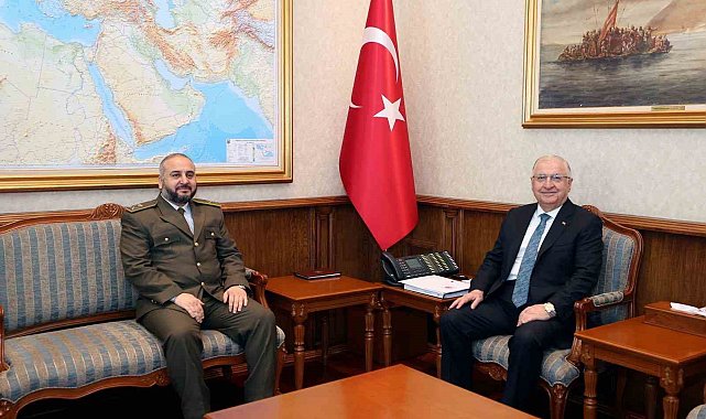 Bakan Güler, Suriyeli mevkidaşı Ebu Kasra ile görüştü
