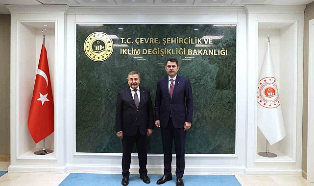 Bakan Kurum, Haymana ve Gölbaşı Belediye başkanlarını kabul etti