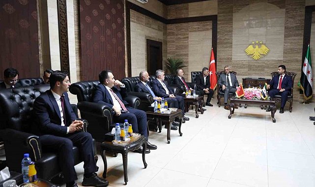 Bakan Memişoğlu Şam'da