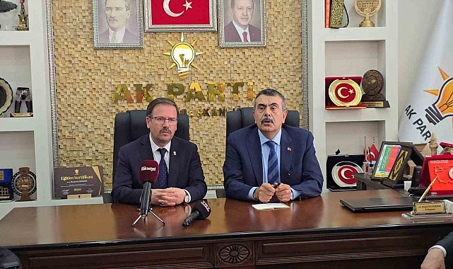 Bakan Tekin: "Derslik başına düşen öğrenci sayısı Türkiye genelinde 20'li rakamlara düştü"