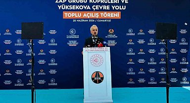 Bakan Uraloğlu: "Bir zamanlar 'girilmez' denilen vadilerde şimdi tüneller açılıyor, köprüler yükseliyor"