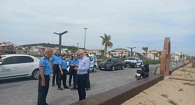 Balıkesir Büyükşehir Belediyesi'nden Sarımsaklı Plajı'nda sıkı denetim