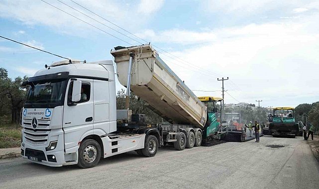 Balıkesir'in dört bir yanında yollara Büyükşehir dokunuşu