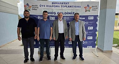 Başkan Arslan, Buharkent'te oda üyeleri ile buluştu