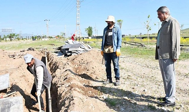 Başkan Taşkın, altyapı çalışmalarını yerinde inceledi