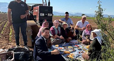 Başkan Tatık'tan tütün emekçilerine sabah ziyareti