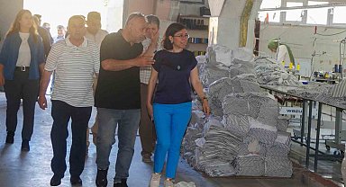 Başkan Vekili Özkan Dokumacılar Sitesi esnafını ziyaret etti