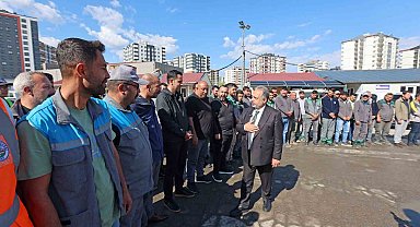 Başkan Yalçın'dan bayramın kahramanlarına teşekkür