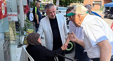 Başkan Yıldırım vatandaş ve esnafla buluştu