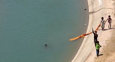 Batman'da sulama kanalında akıntıya kapılan 3 kişi son anda kurtarıldı