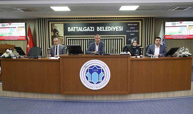 Battalgazi Belediye Meclisi haziran ayı toplantısı yapıldı