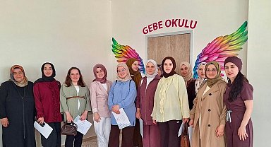 Bayburt'ta anne adaylarına sağlıklı gebelik eğitimi verildi