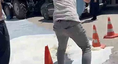 Belediye önüne süt dökme eyleminin ardındaki gerçek ortaya çıktı