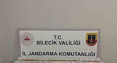 Bilecik'te 9 bin 320 adet doldurulmuş makaron ele geçirildi