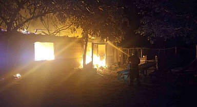 Bilecik'te bahçe fırınındaki ateş bağ evine sıçradı