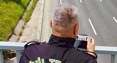 Bilecik'te drone destekli trafik denetimi