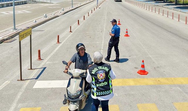 Bilecik'te drone destekli trafik denetimi
