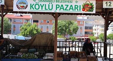 Bilecik'te köylü pazarı hizmete açıldı