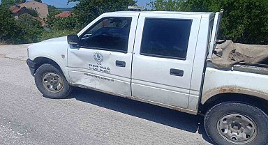 Bilecik'te motosiklet kamyonete çarptı: 1 yaralı