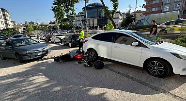 Bilecik'te otomobil ile motosiklet çarpıştı