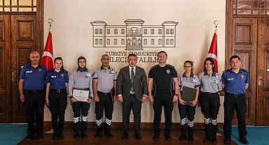 Bilecik'te özel güvenlik personellerine başarı belgesi