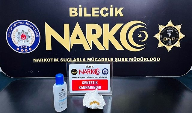 Bilecik'te uyuşturucu operasyonu: 1 şüpheli yakalandı