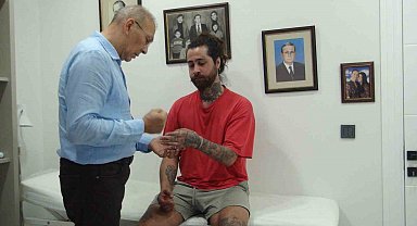 Bileği koptu, doktoru sayesinde hayattan kopmadı