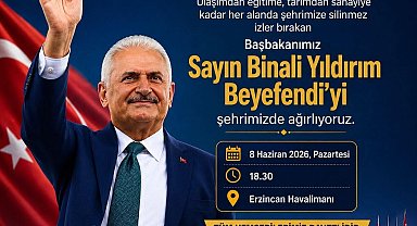 Binali Yıldırım Erzincan'a geliyor