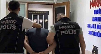 Bingöl'de uyuşturucu taciri tutuklandı
