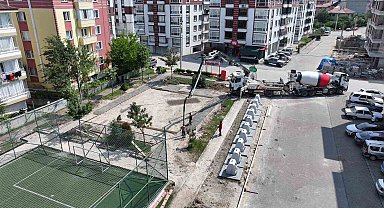 Bolu'da çocukların oyun alanları yenileniyor