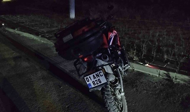 Bolu'da feci motosiklet kazası: 1 ölü