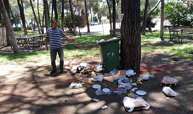 Bu park bir gecede bu hale geldi