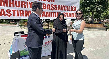 Burdur'da Uzlaştırma Haftası'nda vatandaşlara bilgilendirme standı