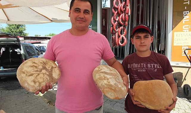 Burhaniye'de köy ekmeği sevildi