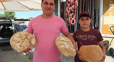 Burhaniye'de köy ekmeği sevildi