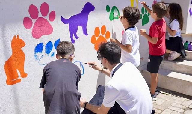 Burhaniyeli öğrencilerden can dostlara sevgi dolu dokunuş