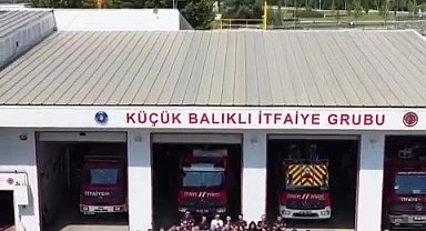 Bursa itfaiyesi'nden milli takımımıza anlamlı destek