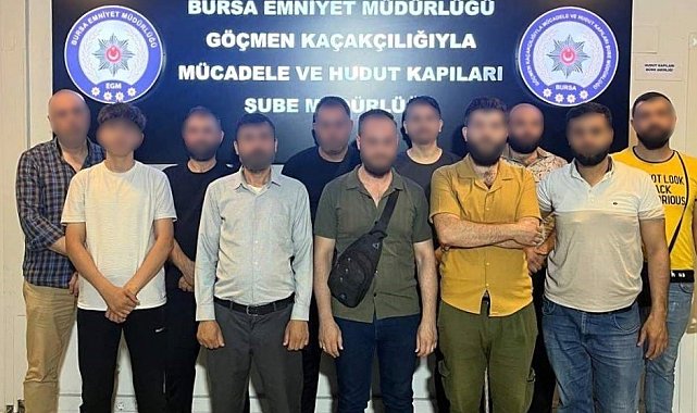 Bursa'da düzensiz göç denetimi: 3 bin 25 kişi sorgulandı
