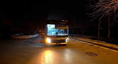 Bursa'da gece seferleri devam ediyor