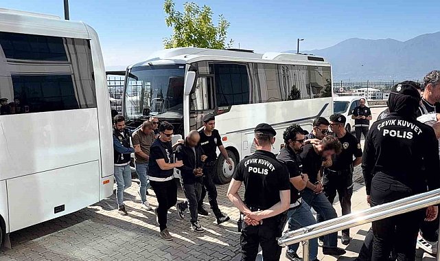 Bursa'da hava destekli uyuşturucu operasyonu: 17 tutuklama