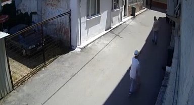 Bursa'da kurşunların havada uçuştuğu çatışma kamerada
